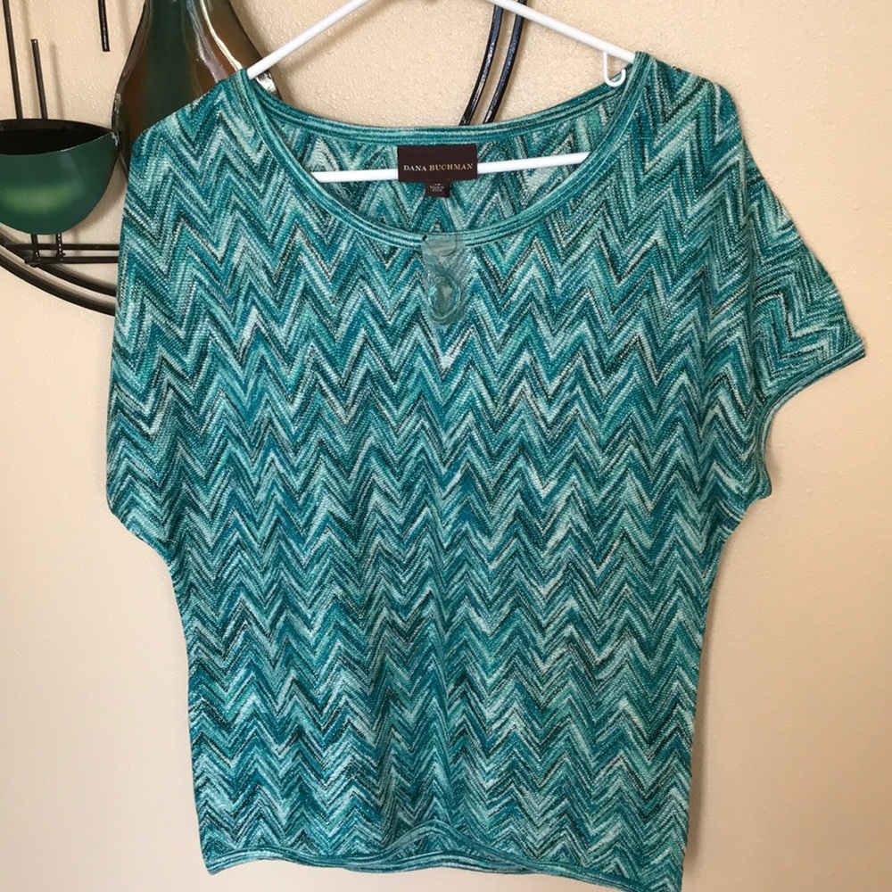 DANA BUCHMAN CAP SLEEVE WOMEN TOP